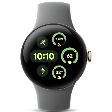 Pixel Watch 3 Wi-Fiモデル 41mm GA05758-US シャンパンゴールド アルミケース/ヘーゼル アクティブ バンド