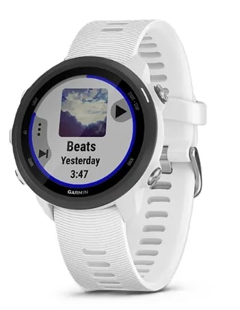 ForeAthlete 245 Music White Black 010-02120-71 ホワイトブラック