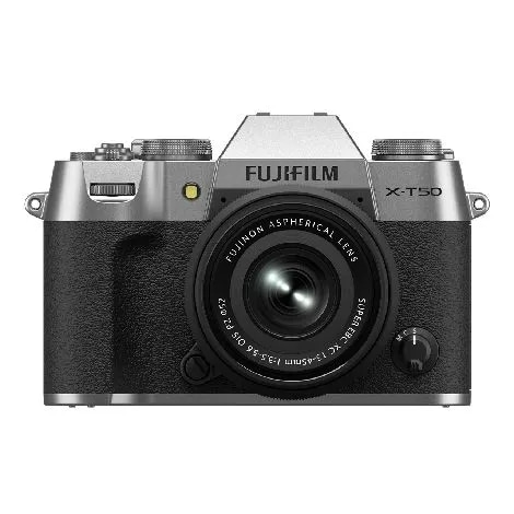 FUJIFILM X-T50 XC15-45mmレンズキット 日英2言語設定モデル シルバー