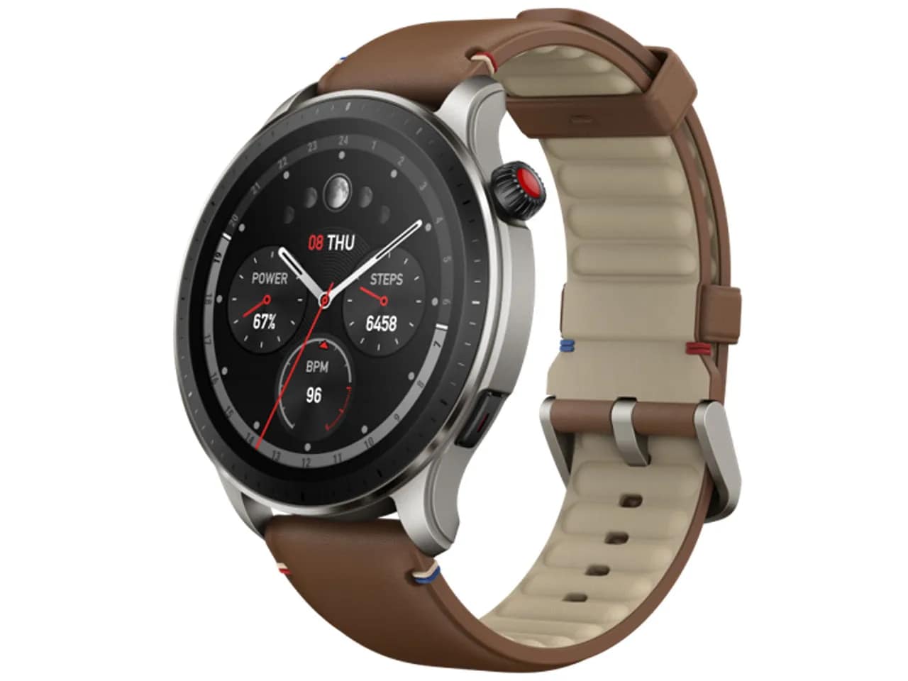 Amazfit GTR 4 レザーバンド sp170050C184 ブラウンレザー