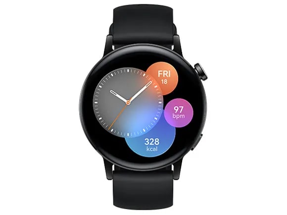 HUAWEI WATCH GT 3 42mm スポーツモデル ブラックフルオロエラストマー