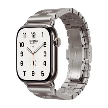 Apple Watch Hermes Series10 46mm GPS+Cellular チタニウムケース/グランH