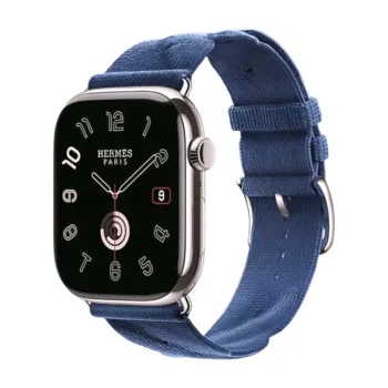Apple Watch Hermes Series10 46mm GPS+Cellular チタニウムケース/トルサド・シンプルトゥールストラップ