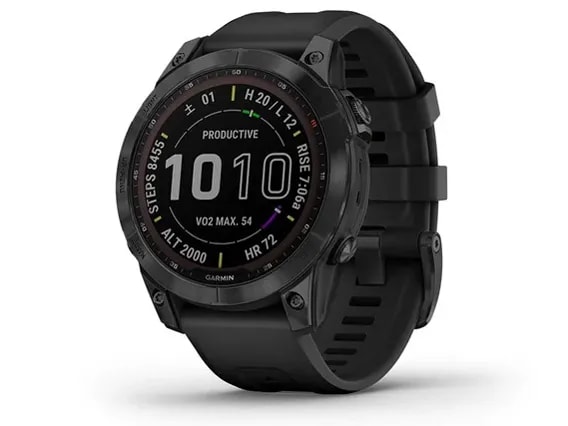 fenix 7 Sapphire Dual Power 010-02540-46 Ti Black DLC/Black