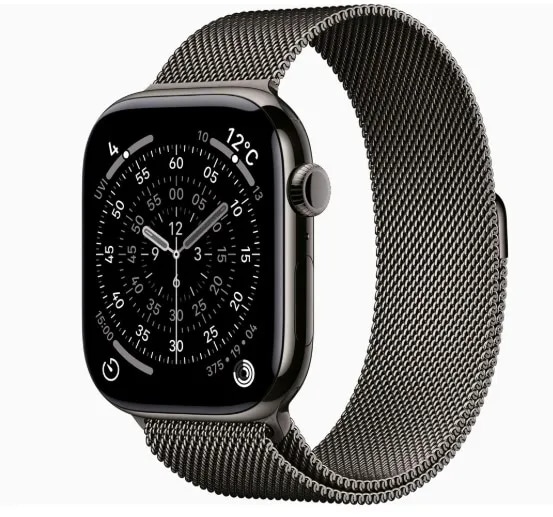 Apple Watch Series11 46mm GPS+Cellular チタニウムケース/ミラネーゼループ