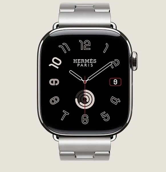 Apple Watch Hermes Series11 42mm GPS+Cellular チタニウムケース/グランH・シンプルトゥールブレスレット