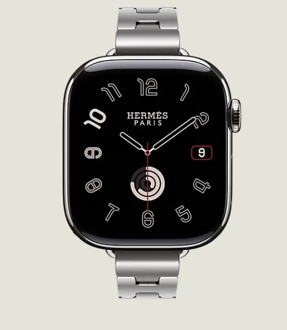 Apple Watch Hermes Series11 42mm GPS+Cellular チタニウムケース/グランHファン・シンプルトゥールブレスレット