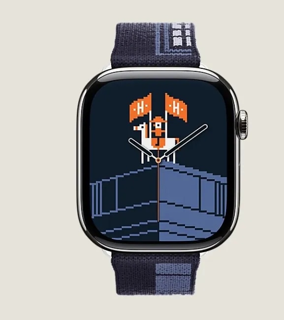 Apple Watch Hermes Series11 42mm GPS+Cellular チタニウムケース/フォーブルパーティ・シンプルトゥールストラップ