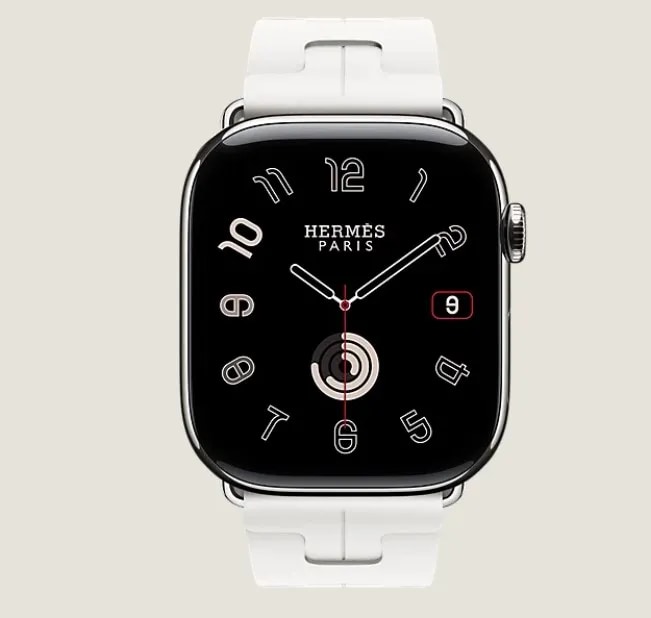 Apple Watch Hermes Series11 46mm GPS+Cellular チタニウムケース/キリム・シンプルトゥールディプロイアントストラップ