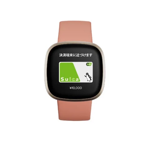 Fitbit Versa 3 FB511GLPK-FRCJK ピンククレイ/ソフトゴールド