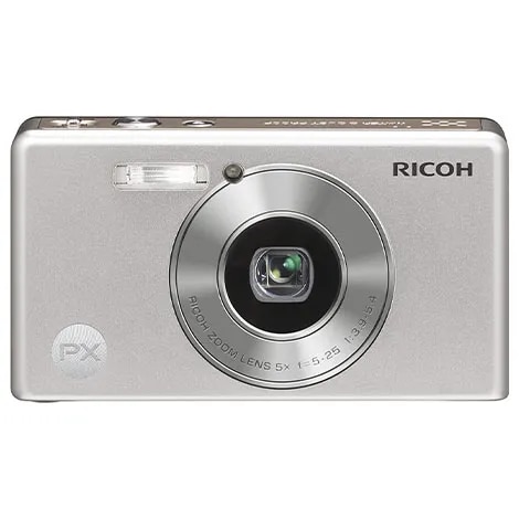 コンパクトデジタルカメラ PX CHAMPAGNE SILVER