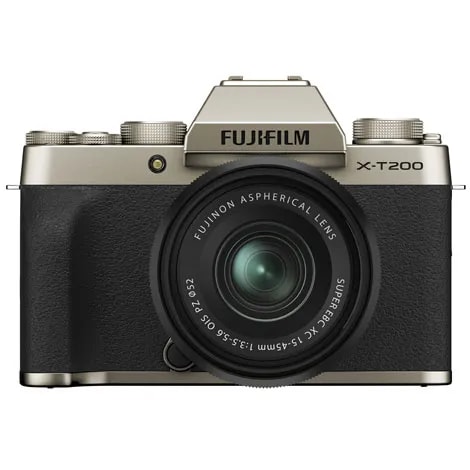FUJIFILM X-T200 ダブルズームレンズキット シャンパンゴールド
