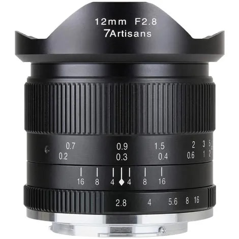 7artisans 12mm F2.8 1228M43B マイクロフォーサーズ用