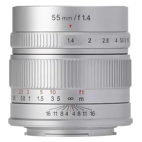 7artisans 55mm F1.4 5514FXS シルバー フジフイルム用