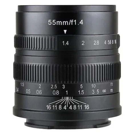 7artisans 55mm F1.4 5514M43B マイクロフォーサーズ用