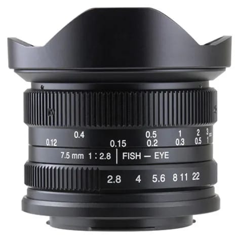7artisans 7.5mm F2.8 Fish-eye 75M43B マイクロフォーサーズ用