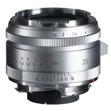 フォクトレンダーOKTON Vintage Line 35mm F1.5 Aspherical Type II VM シルバー