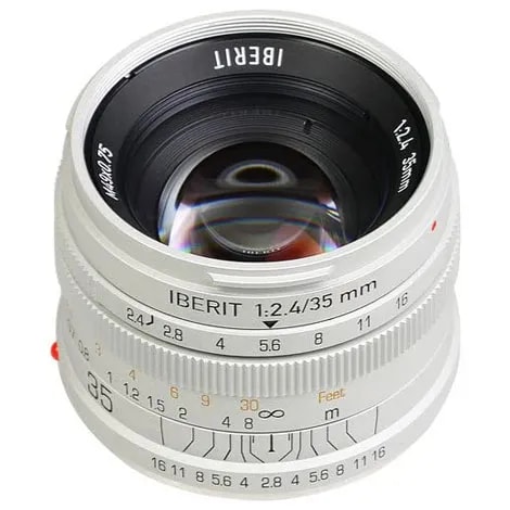 IBERIT 35mm f/2.4 シルバー ソニーE用