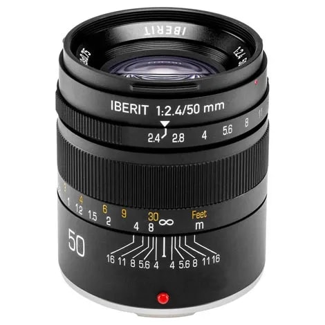 IBERIT 50mm f/2.4 ブラック フジフイルム用