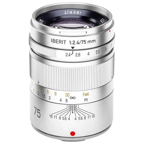 IBERIT 75mm f/2.4 シルバー フジフイルム用