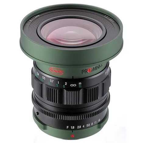 PROMINAR 12mm F1.8 マイクロフォーサーズ用 グリーン