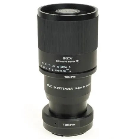 SZX 400mm F8 Reflex & 2X エクステンダーKIT MF キヤノンM用