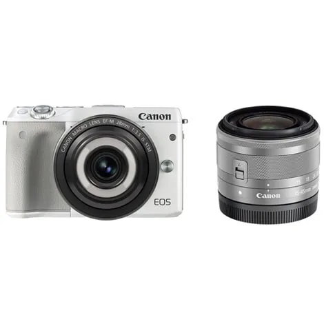 EOS M3 クリエイティブマクロ ダブルレンズキット ホワイト