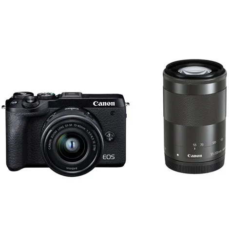 EOS M6 Mark II ダブルズームキット ブラック