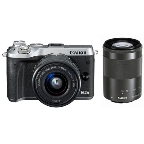 EOS M6 ダブルズームキット シルバー