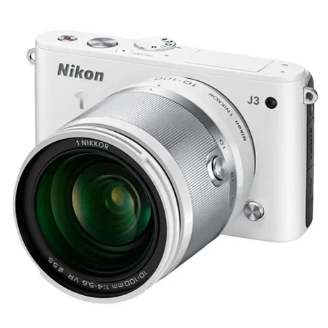 Nikon 1 J3 小型10倍ズームキット ホワイト