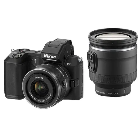 Nikon 1 V2 ハイパーダブルズームキット ブラック