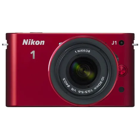 Nikon 1 J1 標準ズームレンズキット レッド