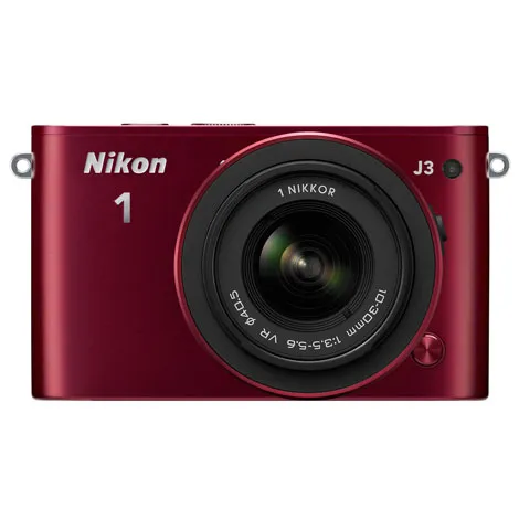 Nikon 1 J3 標準ズームレンズキット レッド