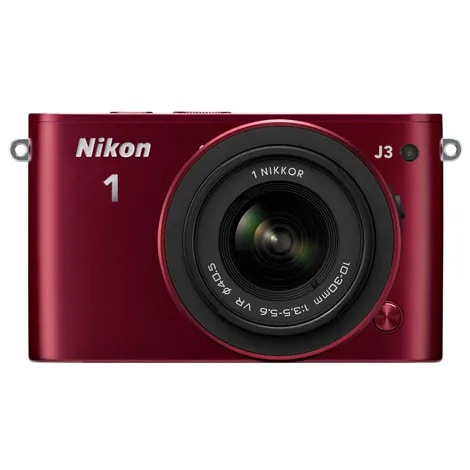Nikon 1 J3 標準ズームレンズキット レッド
