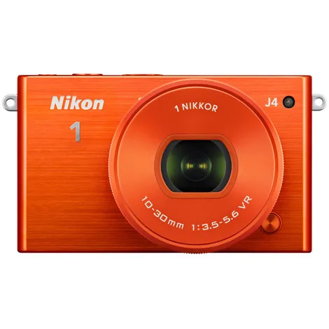 Nikon 1 J4 標準パワーズームレンズキット オレンジ