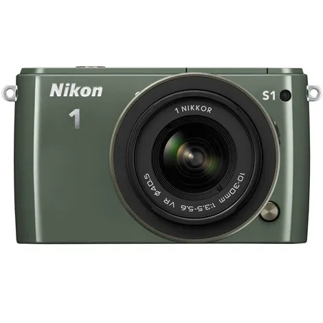 Nikon 1 S1 標準ズームレンズキット カーキ