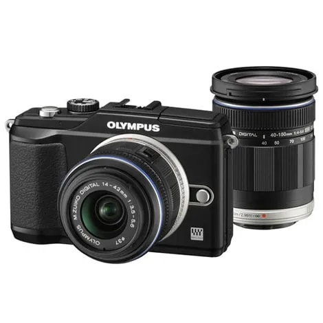 OLYMPUS PEN Lite E-PL2 ダブルズームキット ブラック