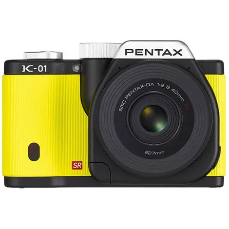 PENTAX K-01 レンズキット ブラック×イエロー