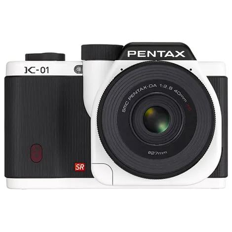 PENTAX K-01 レンズキット ホワイト×ブラック