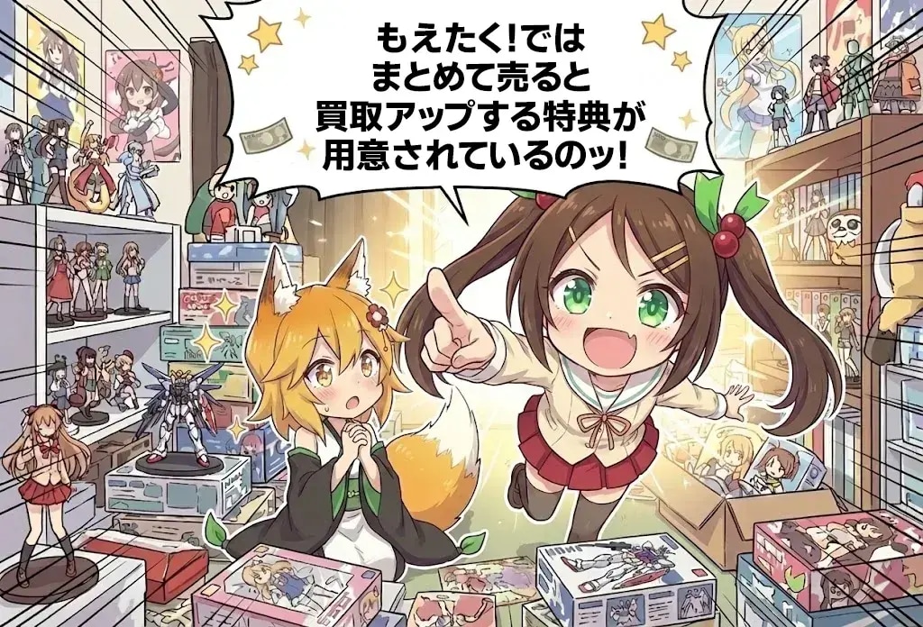 フィギュアが高く売れるとってもお得なキャンペーンを開催中
