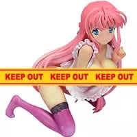 彼女×彼女×彼女 ドキドキフルスロットル! 織節秋奈 裸エプロン Happy Ver. 日焼け パープルカラー 1/6スケール ポリストーン製