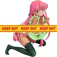 彼女×彼女×彼女 ドキドキフルスロットル! 織節秋奈 裸エプロン Happy Ver. 日焼け パステルグリーンカラー 1/6スケール ポリストーン製