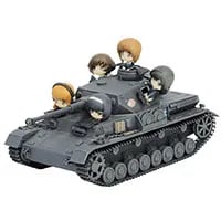 1/35 IV号戦車D型 あんこうチーム プチあんこうチーム付き限定版です! 「ガールズ＆パンツァー」