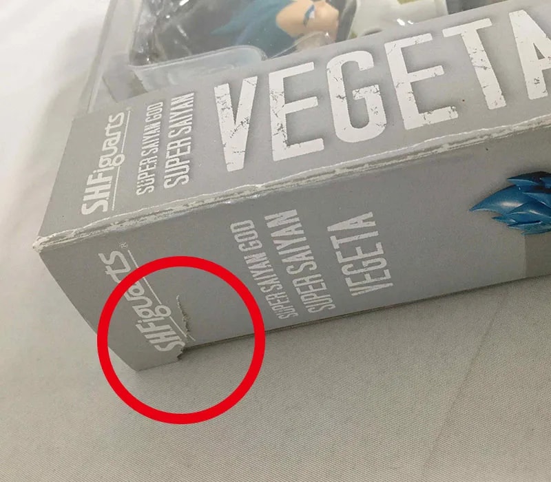 箱に傷やダメージ