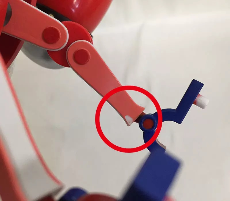 スレ・キズ・塗装はがれなど