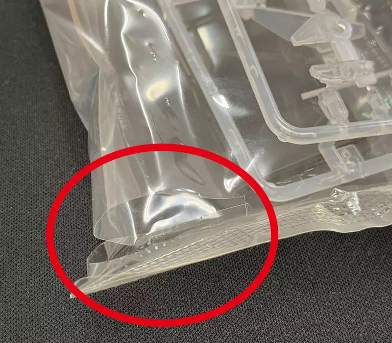 ランナー袋の破れ・開封