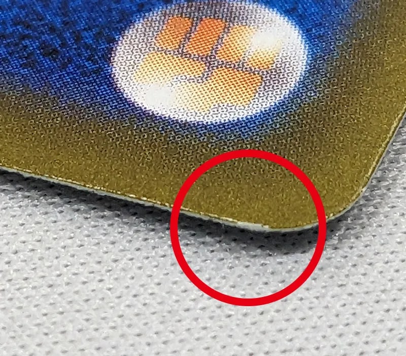 初期傷・断裁ムラ