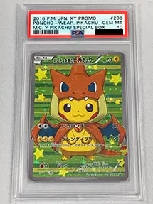 【208/XY-P】ポンチョを着たピカチュウ(メガリザードンY) (PSA10)