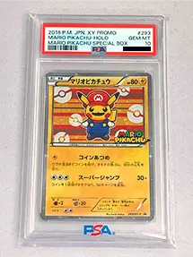 【293/XY-P】マリオピカチュウ (マリオピカチュウスペシャルBOX)(PSA10)